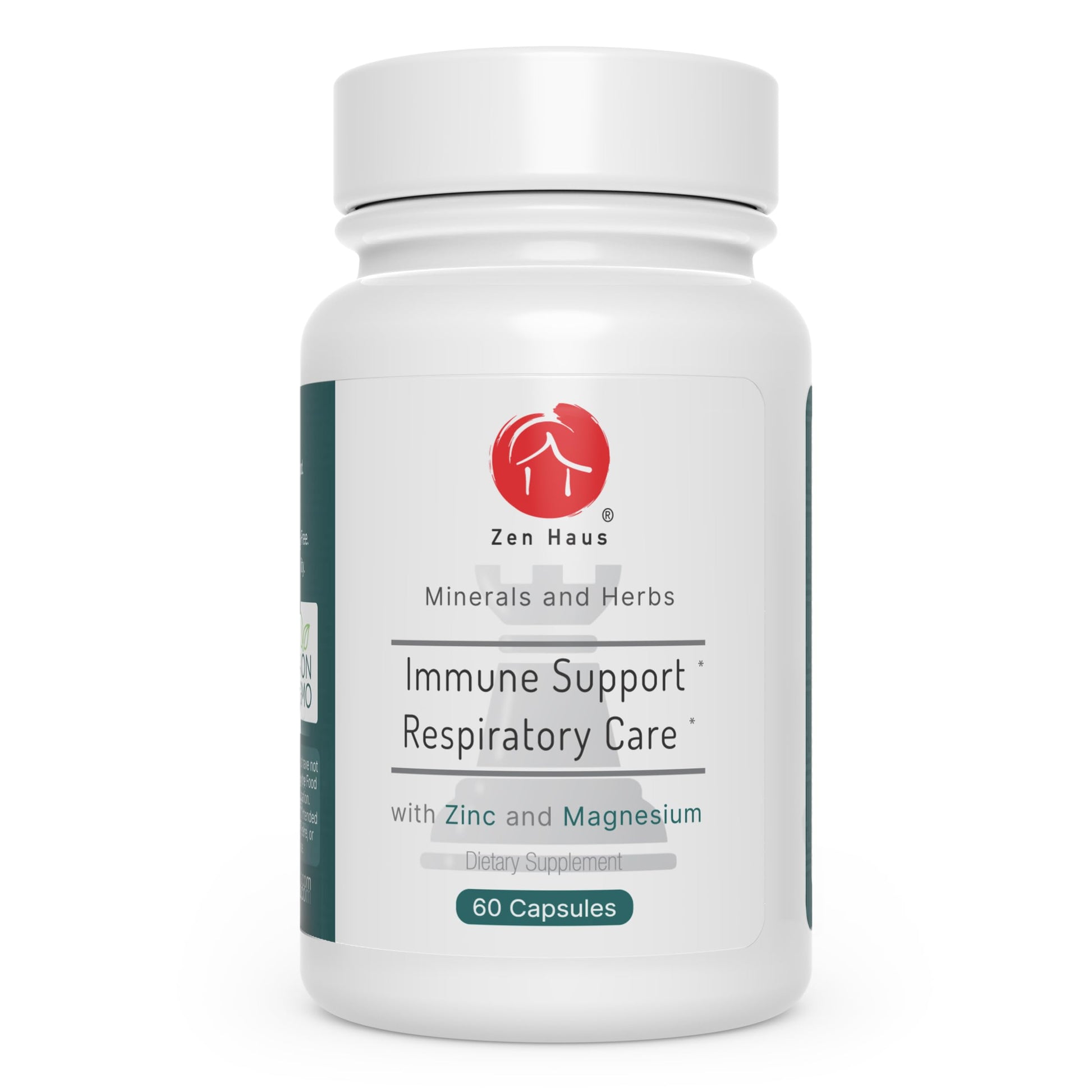 Zen Haus Respiratory and Immune Supplement Capsules, 60 Count