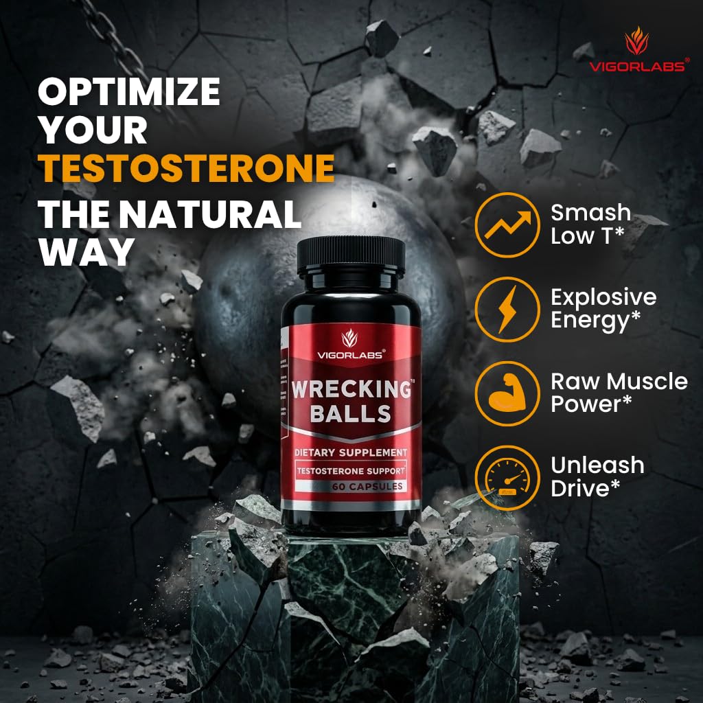 Vigor Labs Wrecking Balls Capsule, 60 Capsules