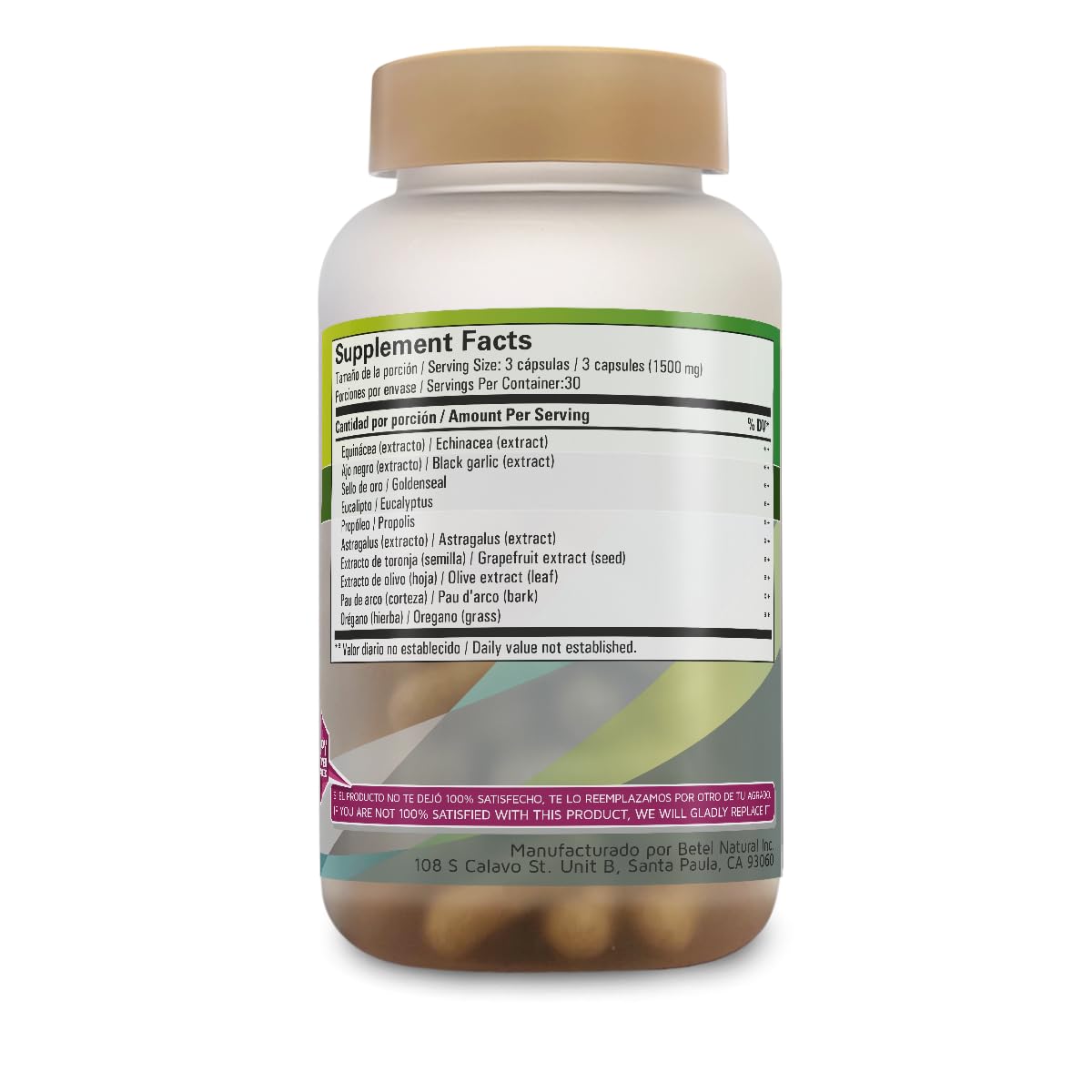 Betel Natural Betexilina 90 Capsules