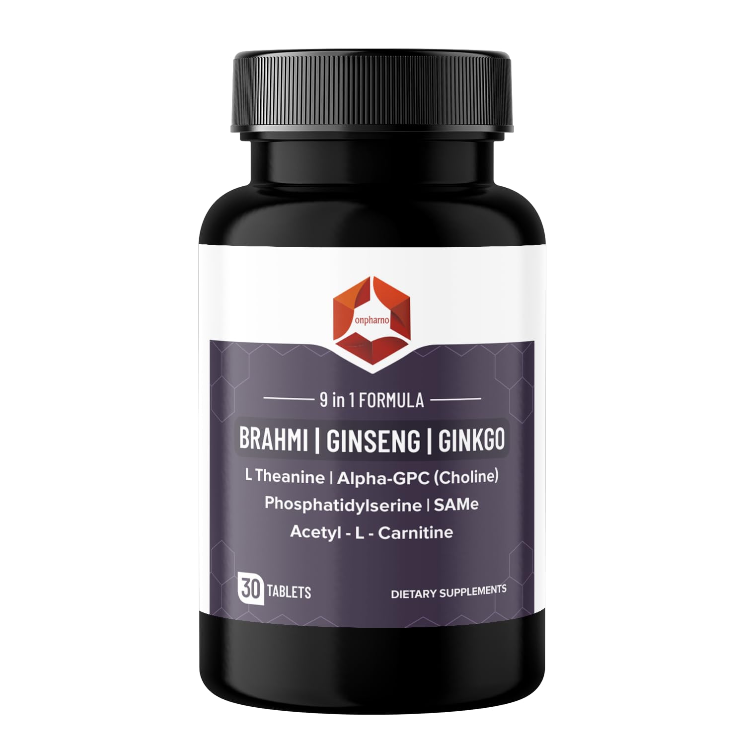 Onpharno Brahmi Ginseng Ginkgo Tablets 30 Tablets