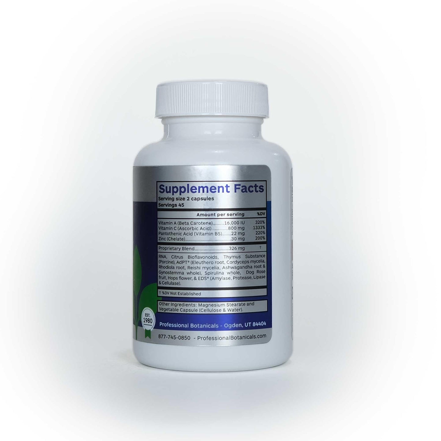 Professional Botanicals INFLAM-D Advance Joint & Muscle Health Supplement Non-GMO, Vegan, 60 Capsules