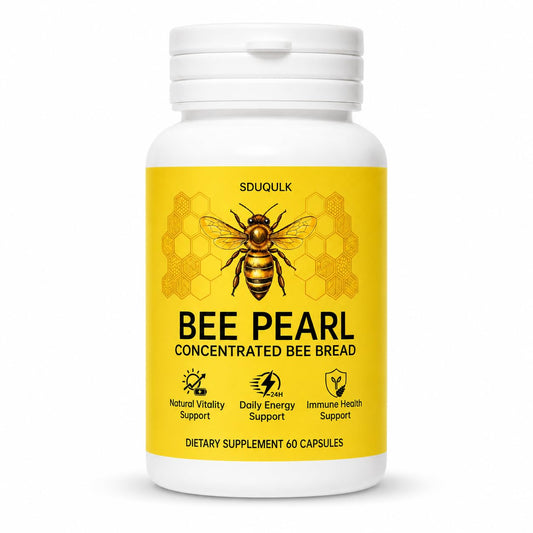 Kranla Bee Pearl Capsules Concentrated Bee Bread for Natural Immunity & Vitality Support Capsule, 60 Count