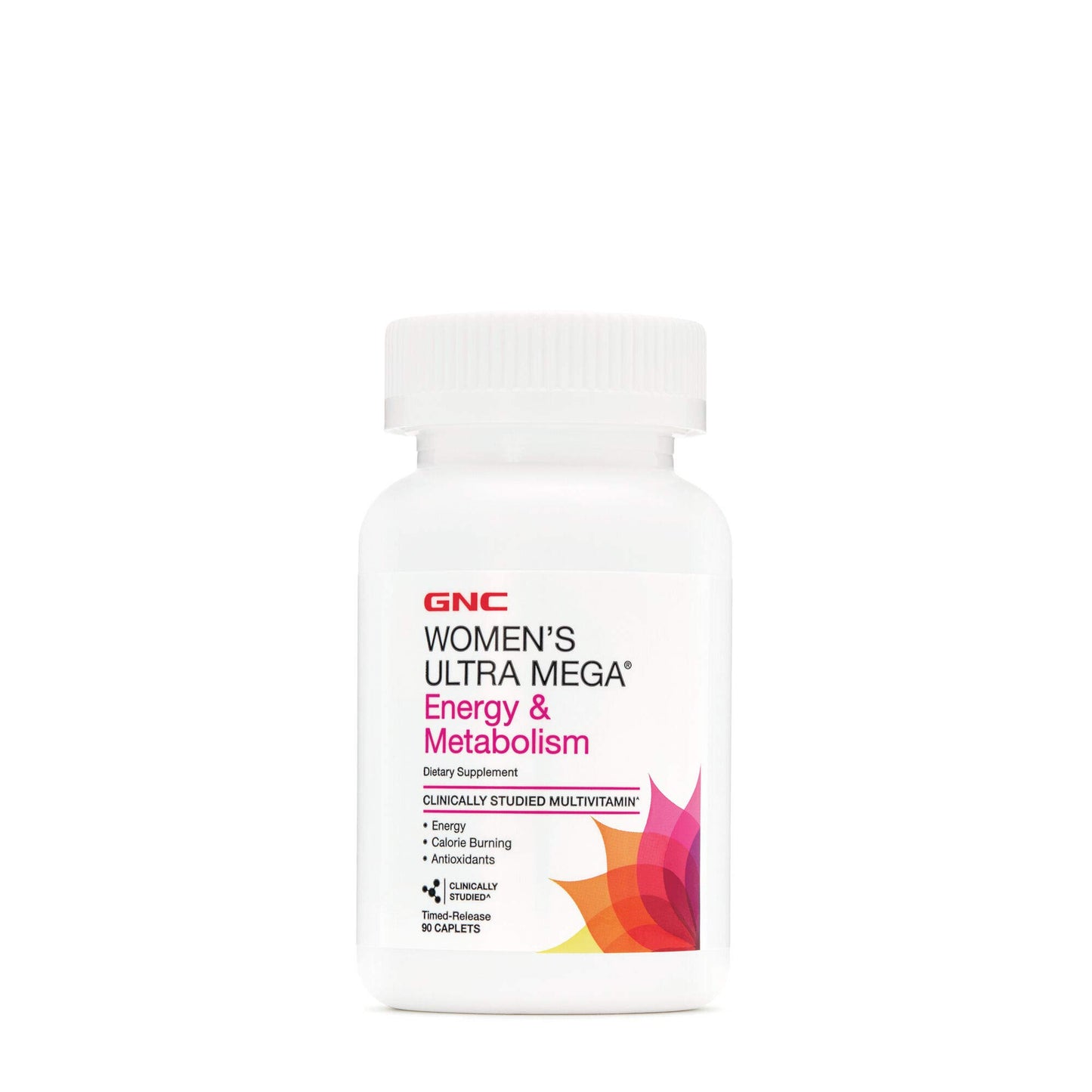 GNC Women's Ultra Mega Energy and Metabolism Multivitamin for Women, 90 Tablets