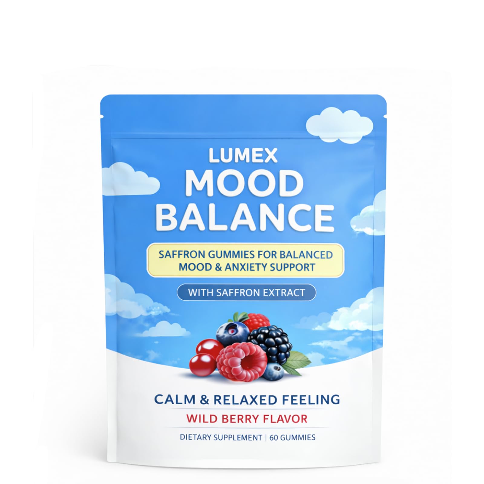 Purebite Lumex-Mood Balance Saffron Gummies 60 Count
