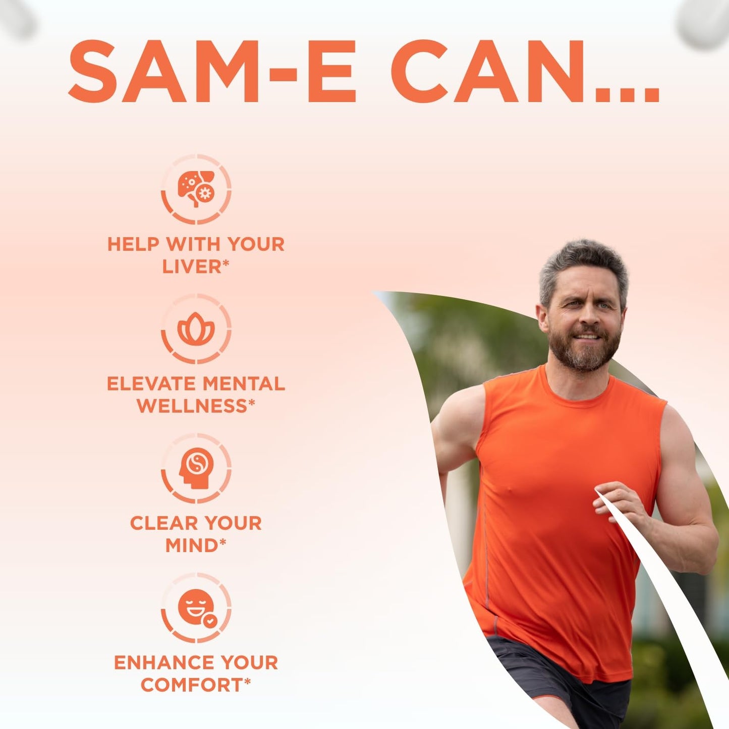 Clear Formulas Bioactive SAM-e 750mg Capsule, 90 Count