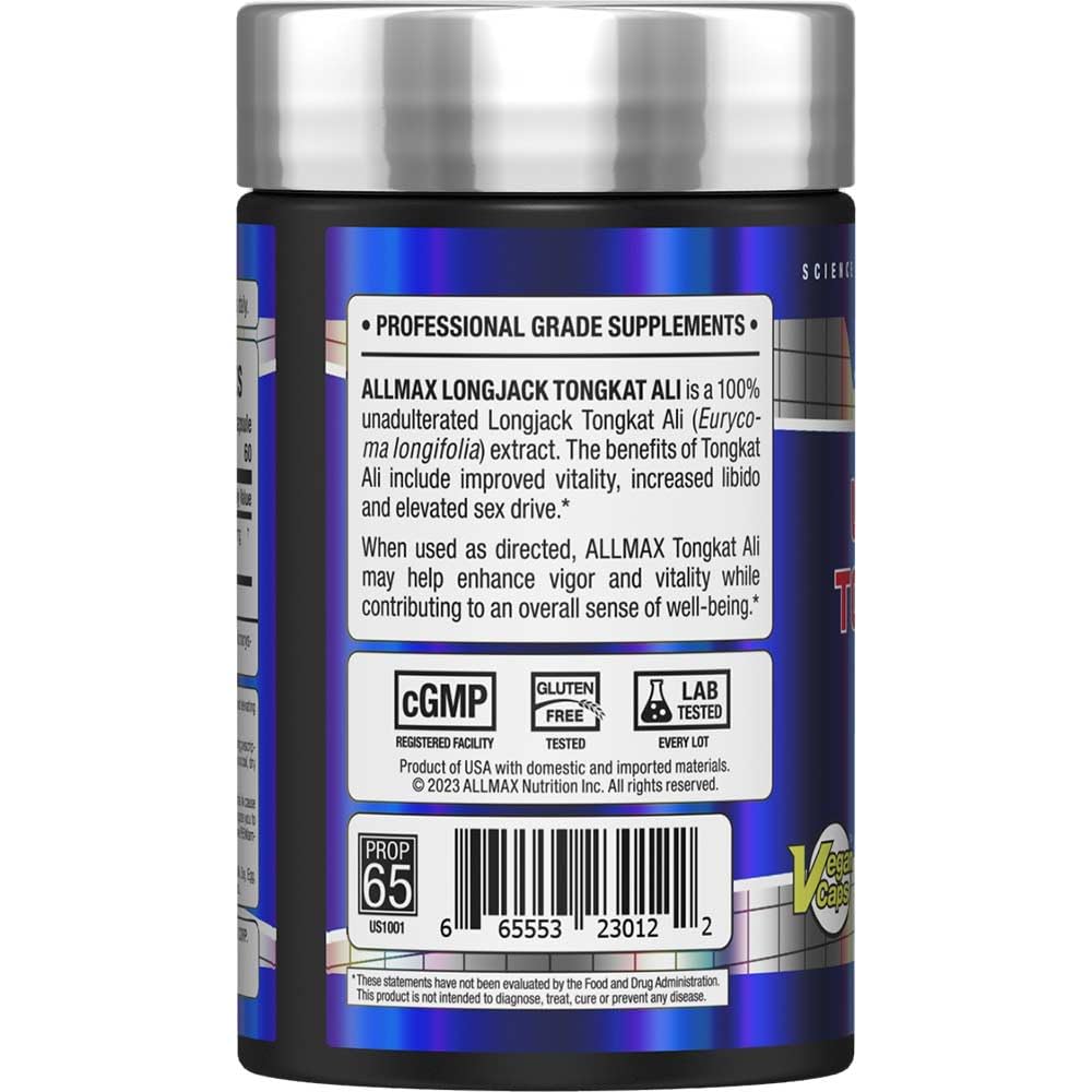 ALLMAX LongJack Tongkat Ali 60 Capsules