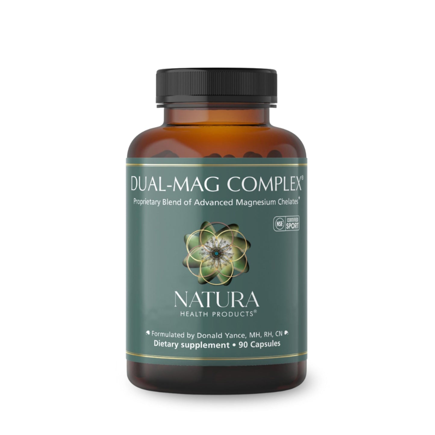 Natura Health Products Dual-Mag Complex Magnesium Bisglycinate Capsules 90 Count