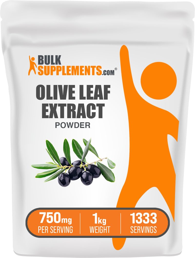BulkSupplements Olive Leaf Extract Powder 35.27 oz
