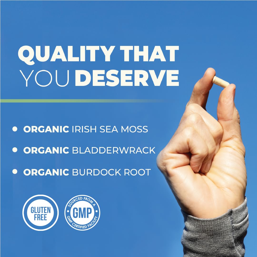 Nobi Nutrition Irish Sea Moss Capsules 90 Count