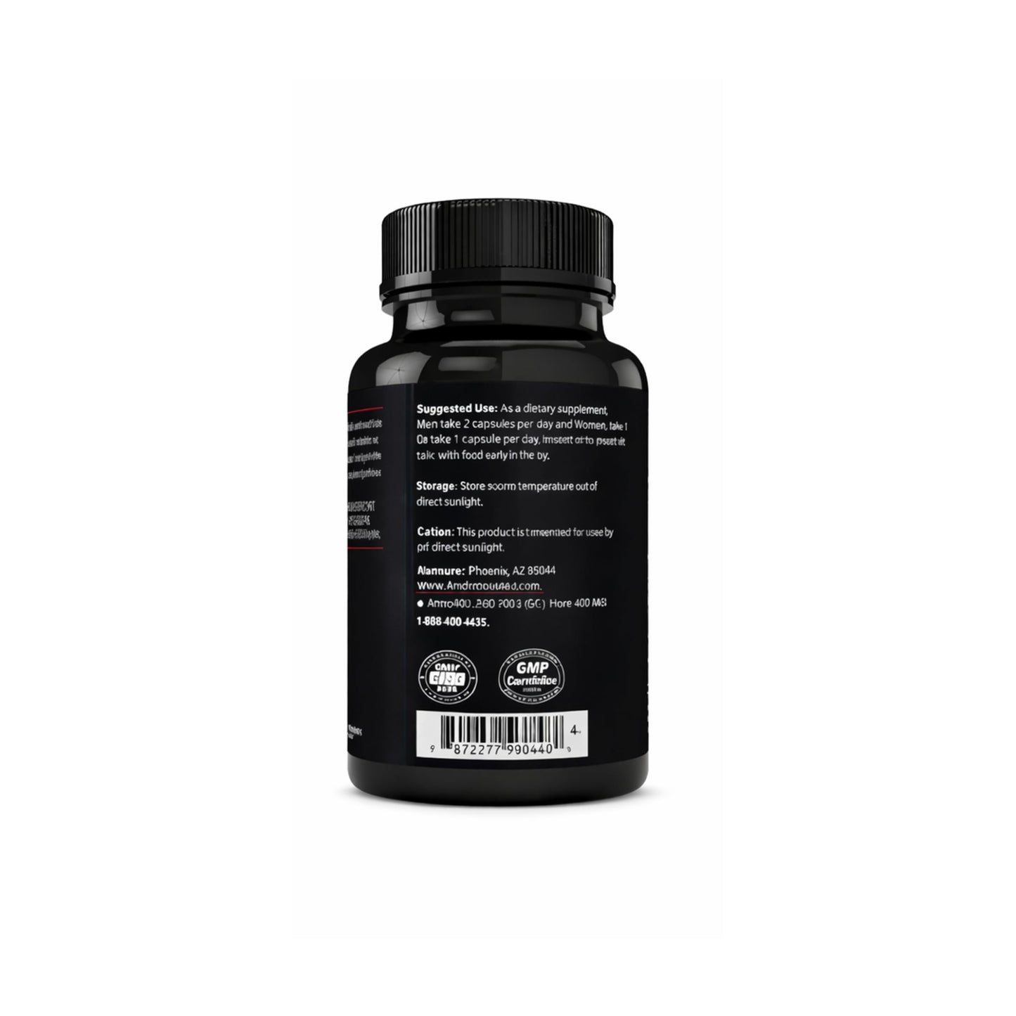 Andro400 Ultra Max T Maximum Strength T-Support Complex Capsules 120 Count