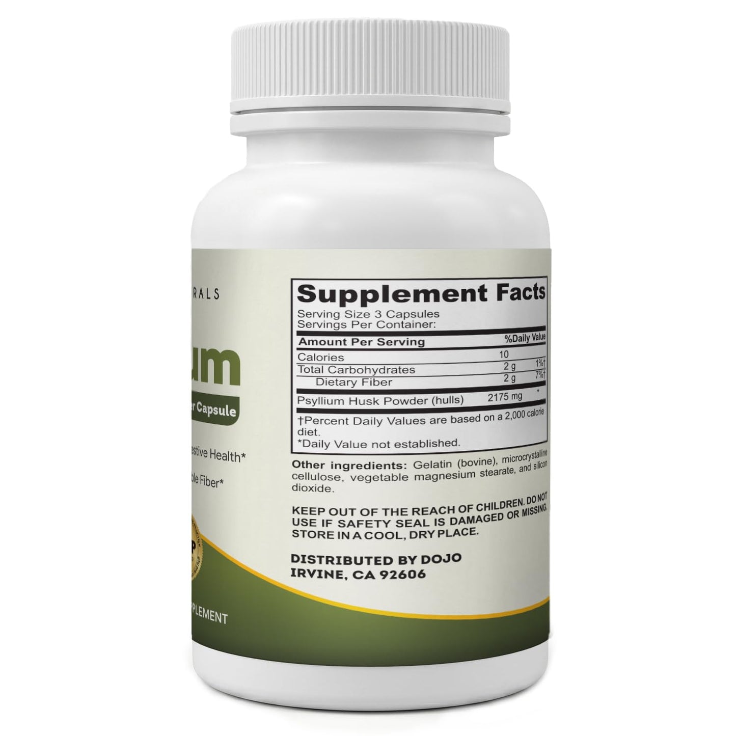 Kate Naturals Psyllium Husk 725mg 120 Capsules
