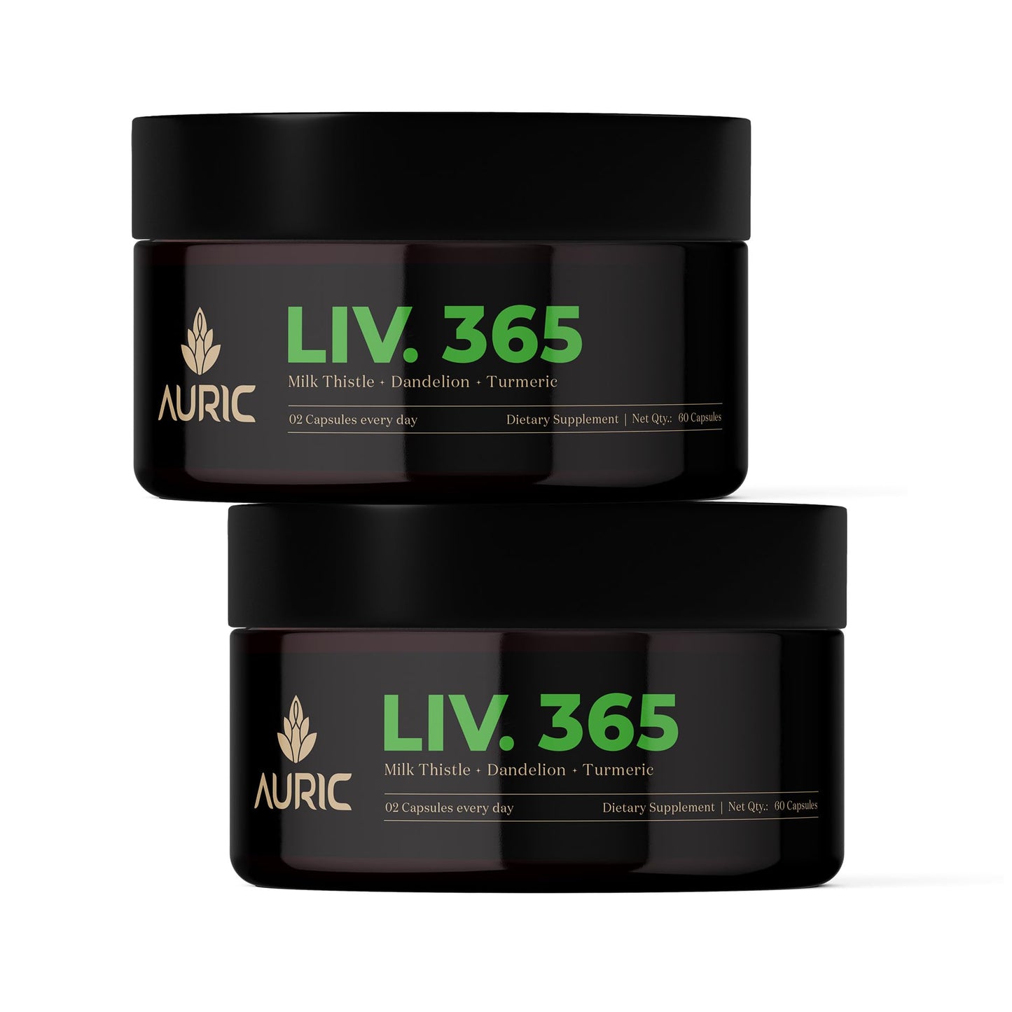 Auric Herbal Liver Support Supplement Capsule 120 Capsules