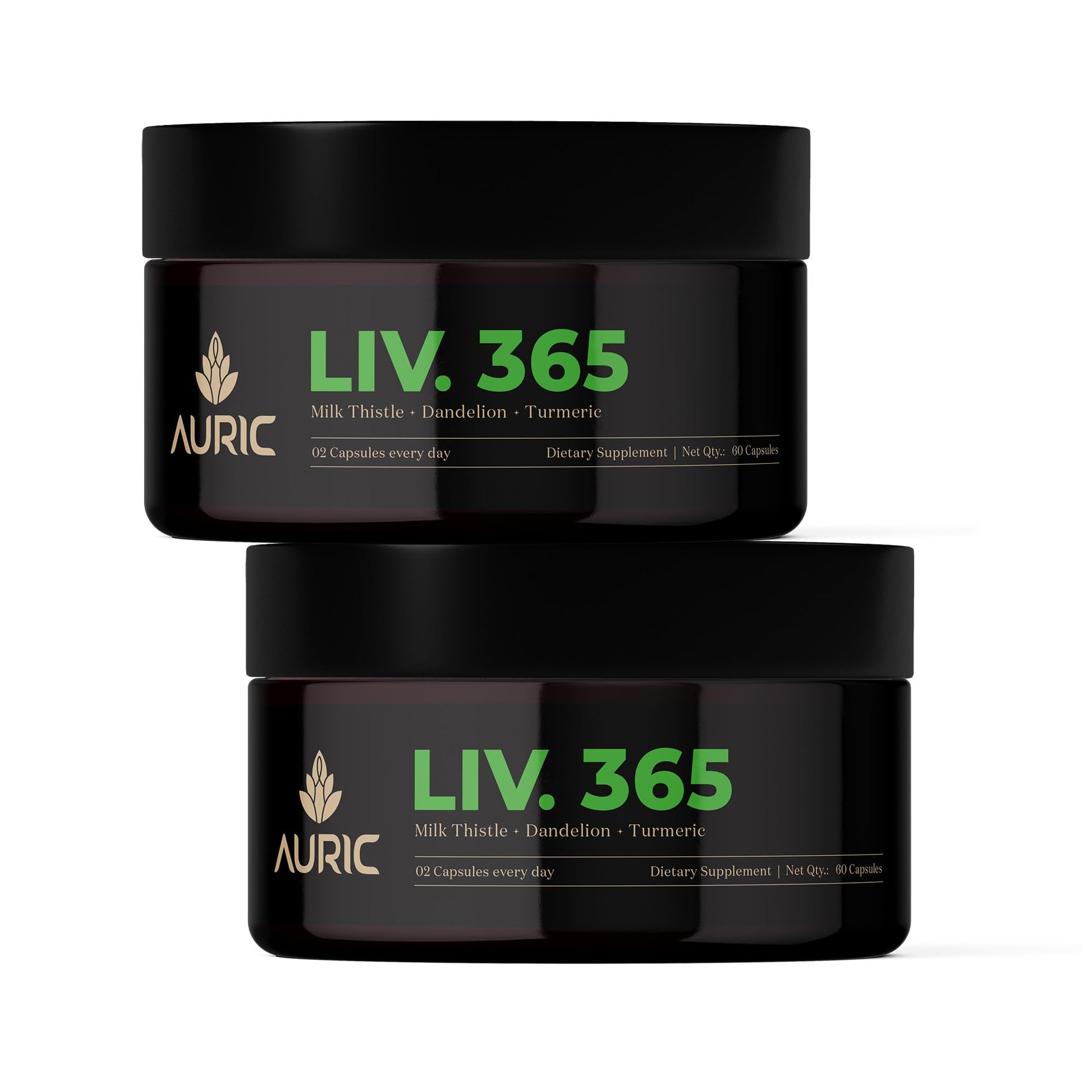 Auric Herbal Liver Support Supplement Capsule 120 Capsules