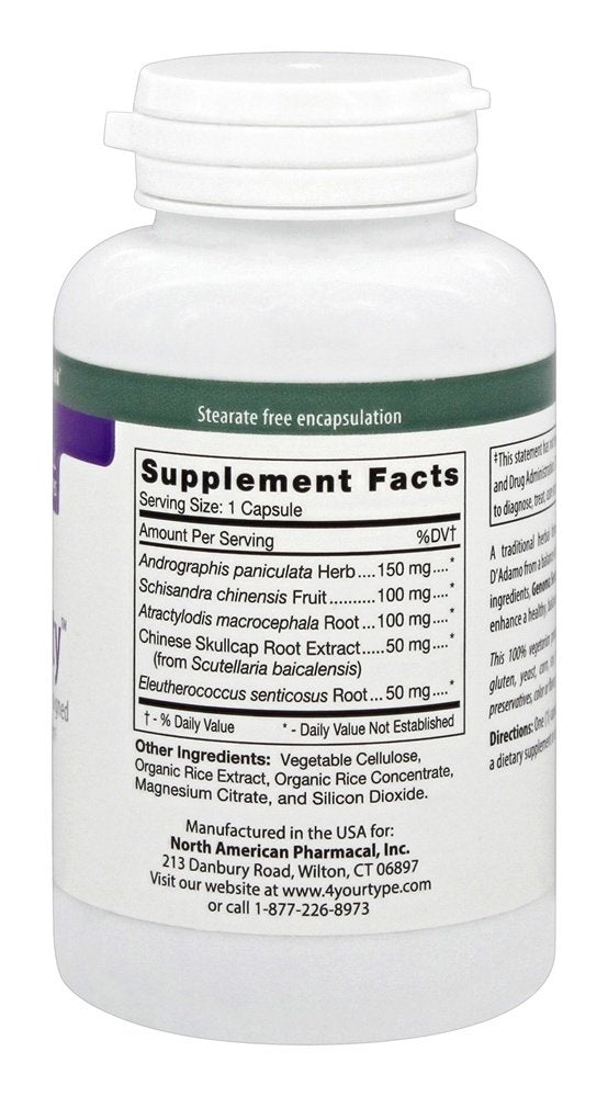 D'Adamo Personalized Nutrition Genoma Security Capsule, 60 Capsules
