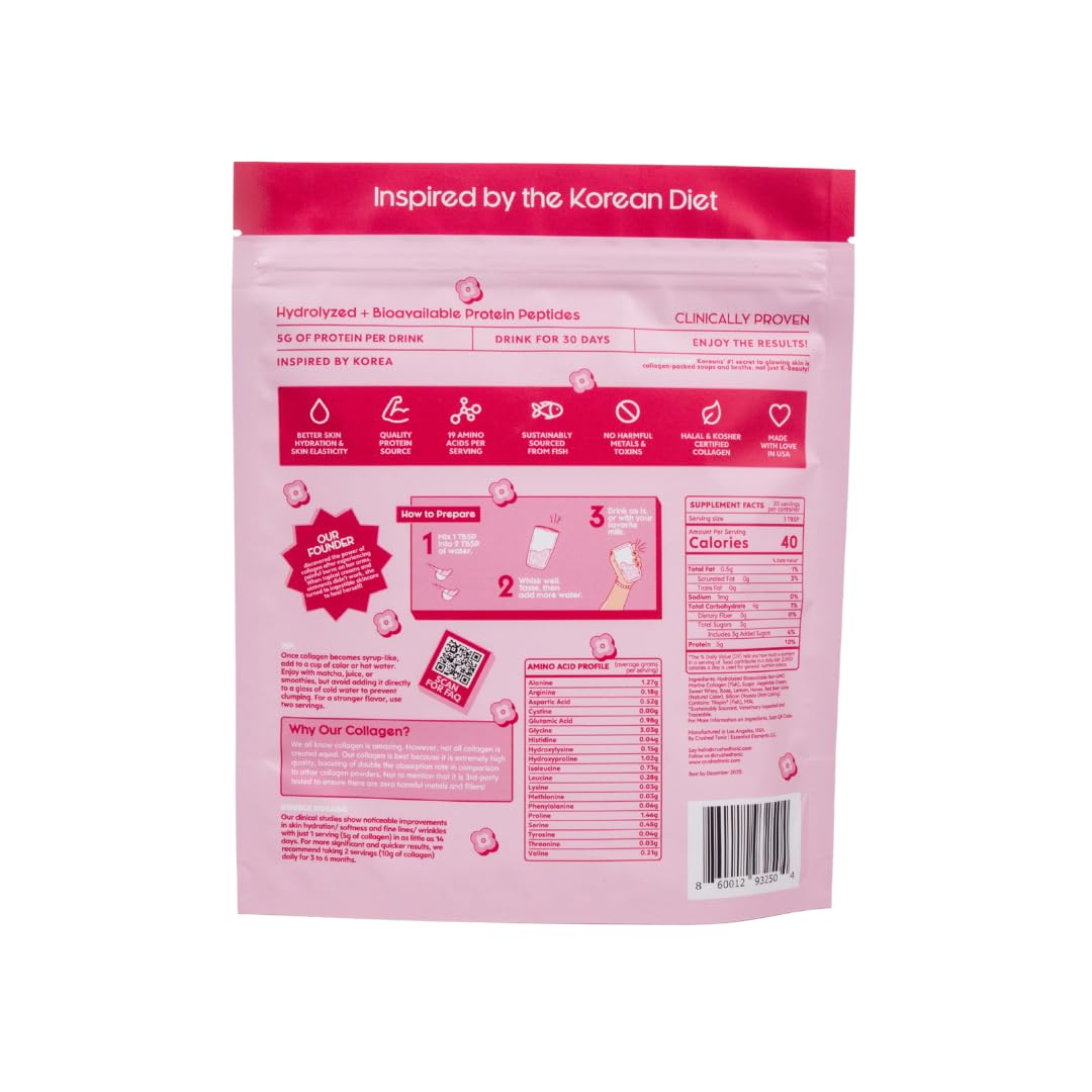 Crushed Tonic Korean Beauty Collagen Powder, 5.29 Ounce