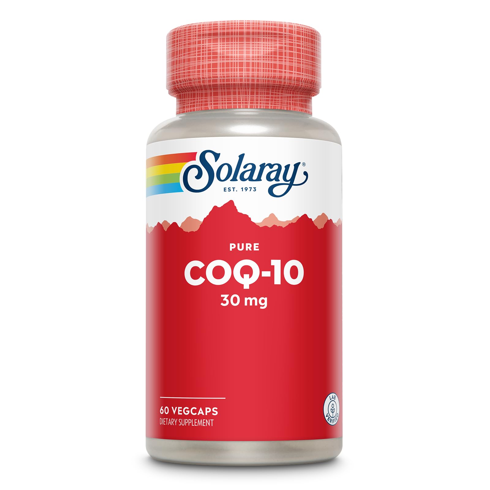 Solaray Pure CoQ-10 30 mg Capsule, 60 VegCaps