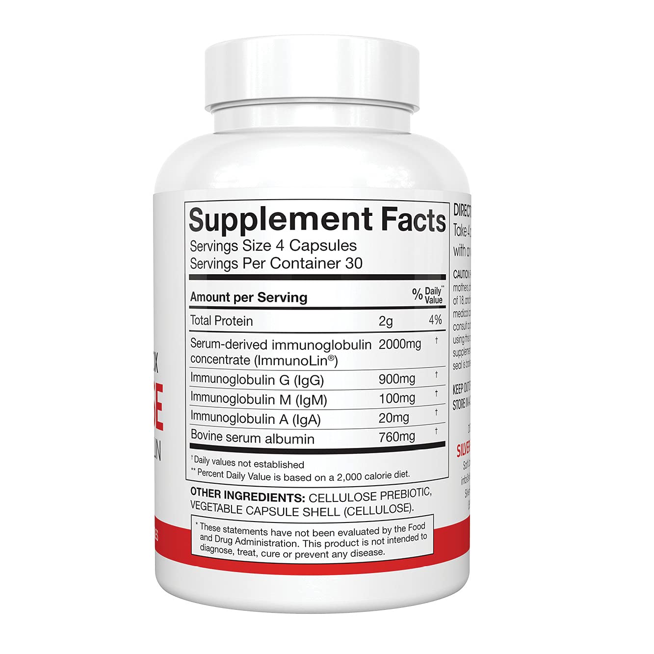 Silver Fern Cleanse Daily Gut Capsules and Powder, 120 Capsules