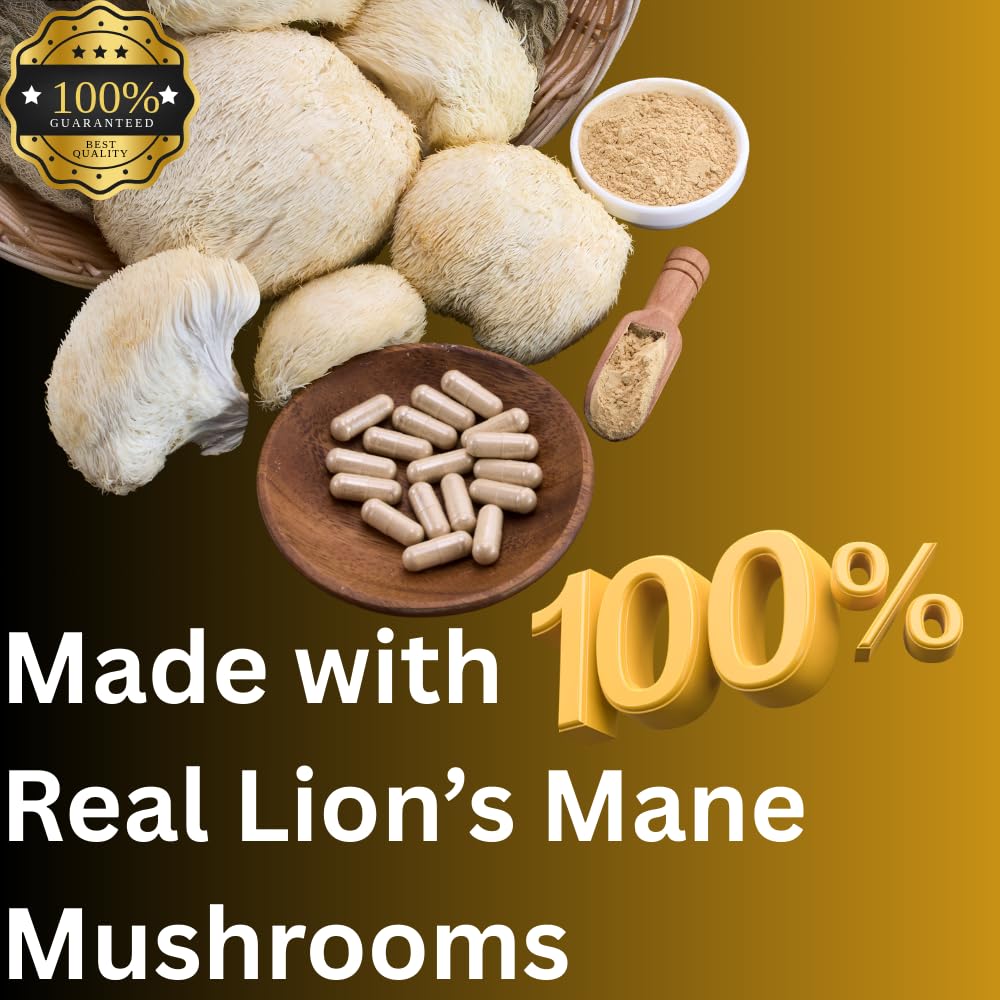 Mag Mushrooms Lion’s Mane Extract Capsules 60 Count