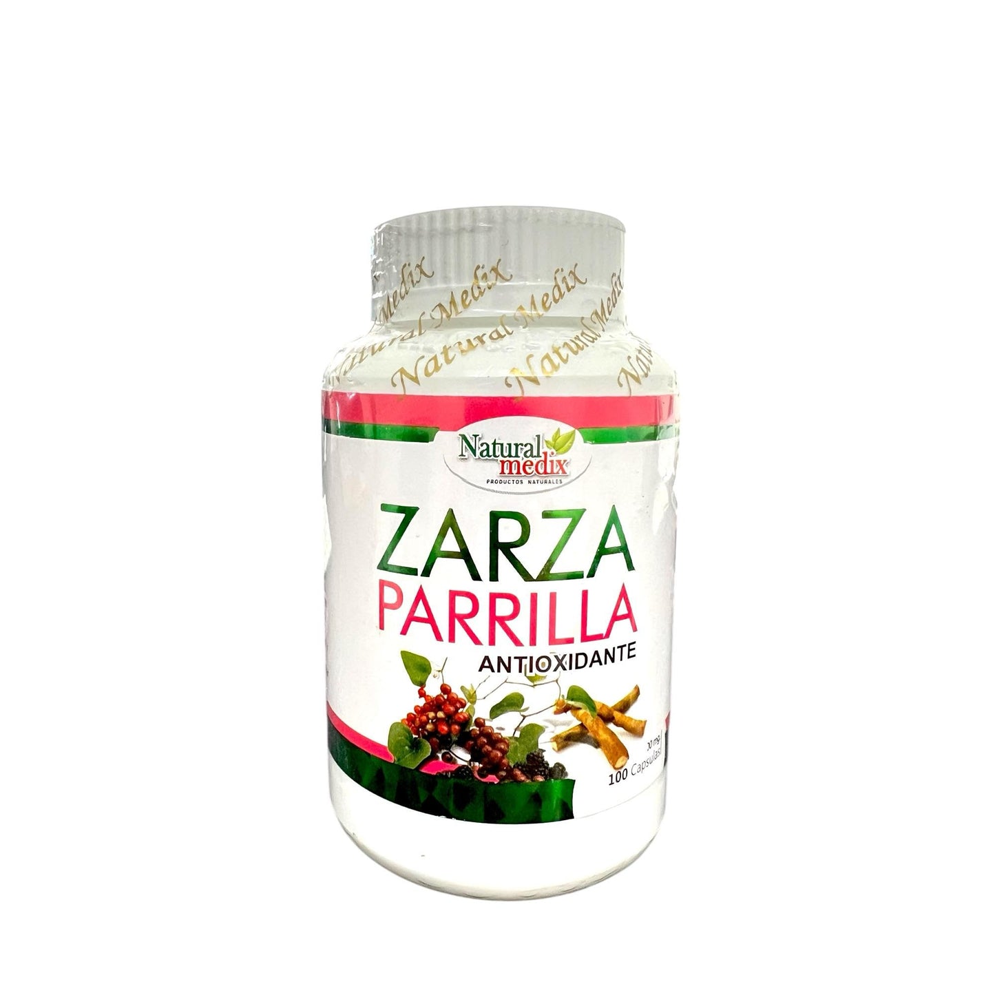 Natural medix Zarzaparrilla Premium Natural Detox Supplement Herbal Blend from Peru 1 Capsule
