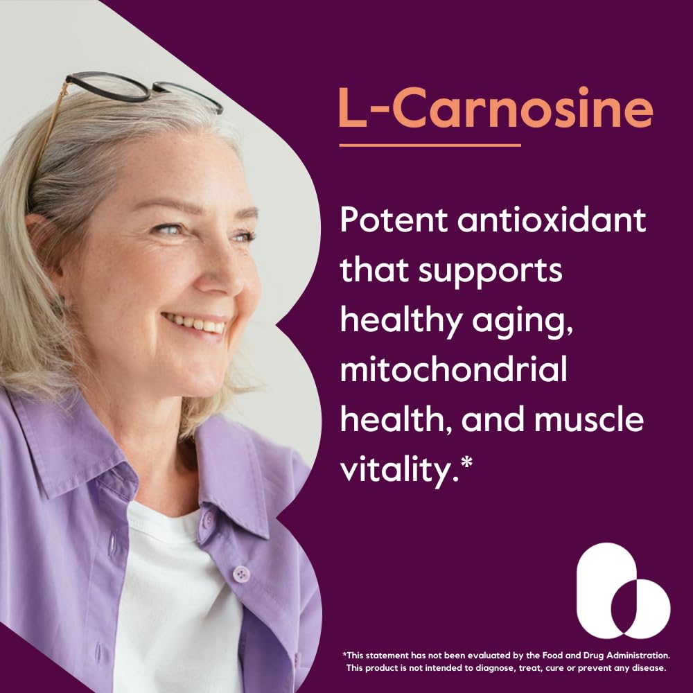 BESTVITE L-Carnosine 500mg Capsule 120 Count