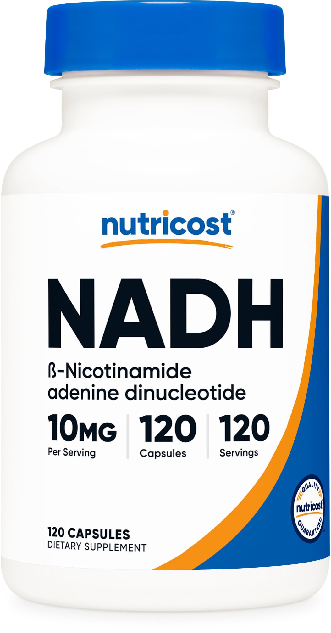 Nutricost NADH 10mg Per Serving 120 Capsules