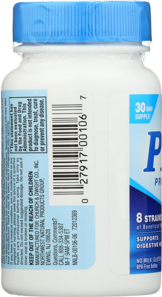 Nutrition Now PB 8 Pro-Biotic Acidophilus For Life 60 Capsules