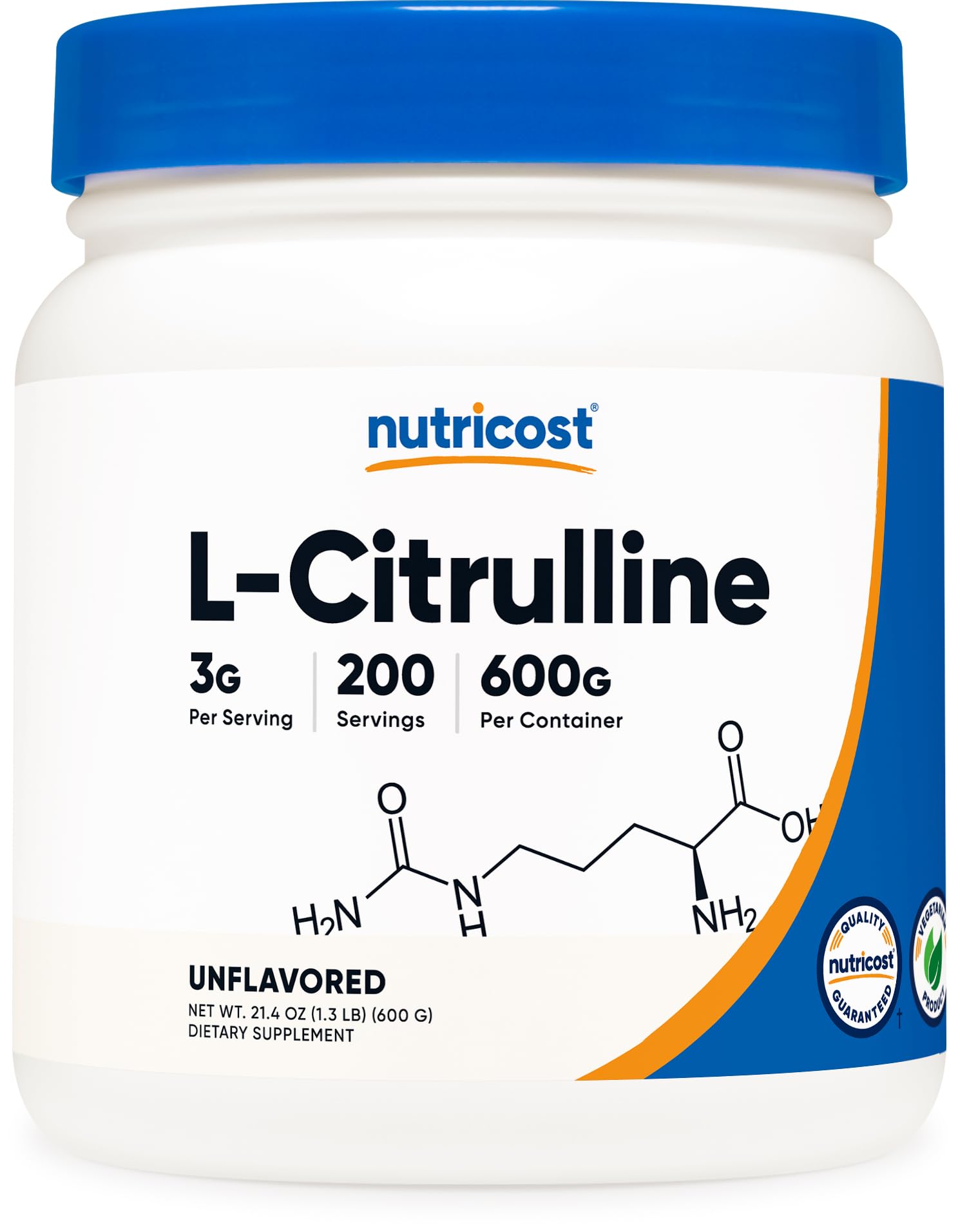 Nutricost L-Citrulline (Base) Powder 64.2 oz