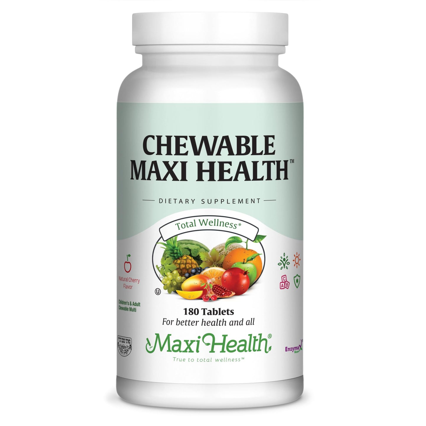 Maxi Health Multivitamin Tablet for Kids, Teens and Adults, 180 Tablets