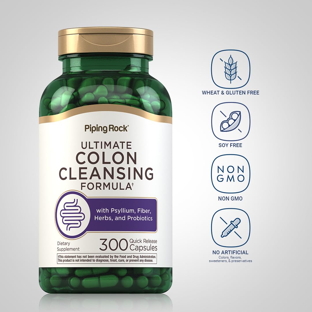 Piping Rock Colon Cleanse, 300 Quick Release Capsules