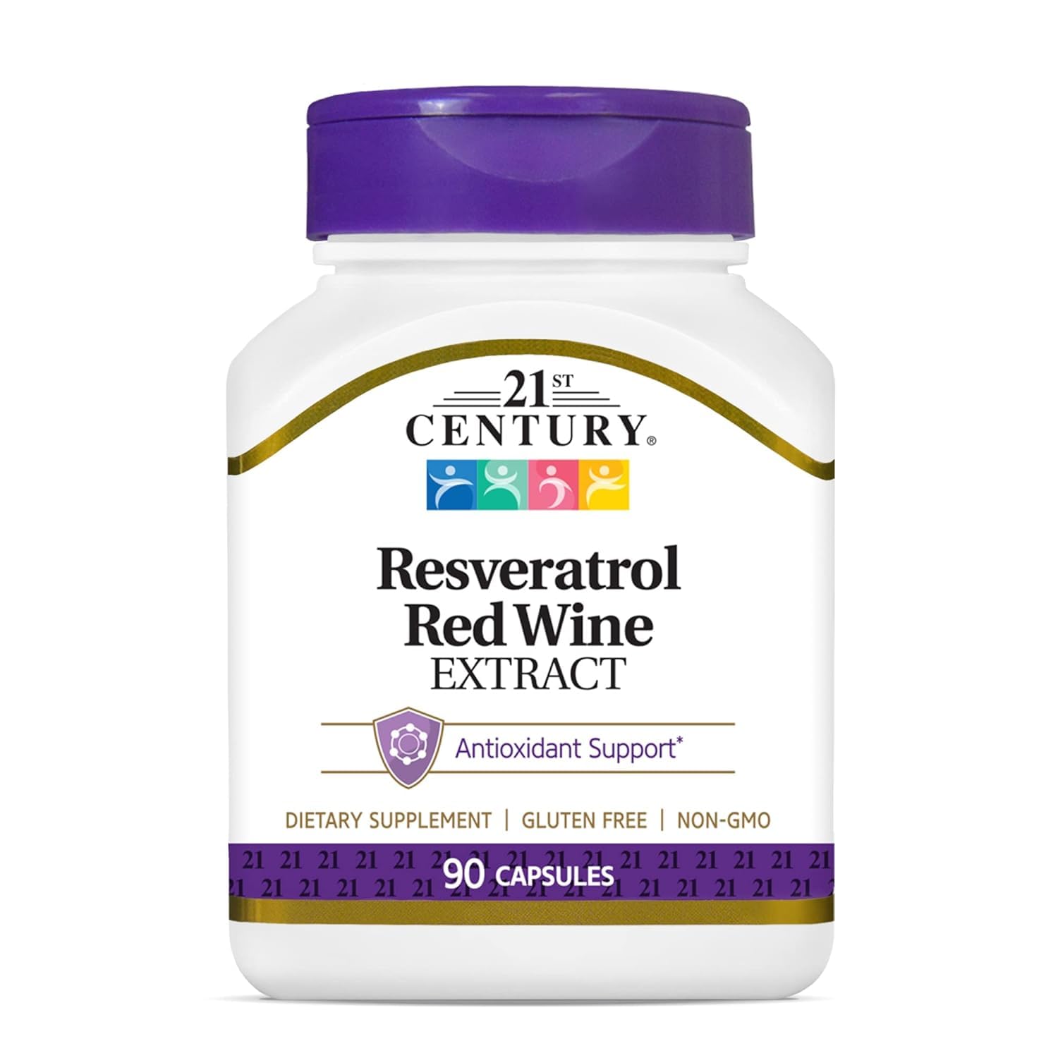 21st Century Resveratrol Red Wine Extract Capsules 90 Count