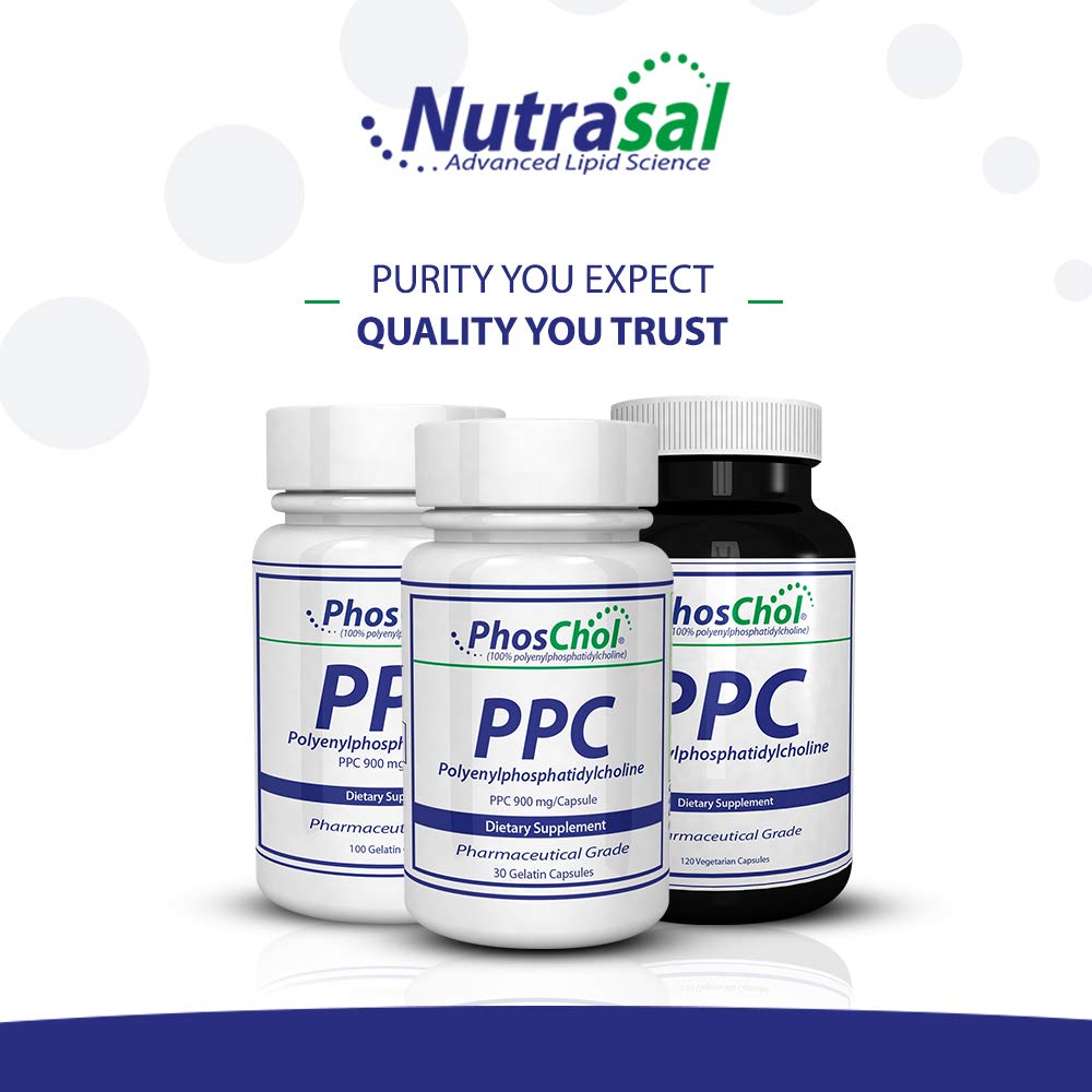 Nutrasal PhosChol 600mg Capsules, 120 Count