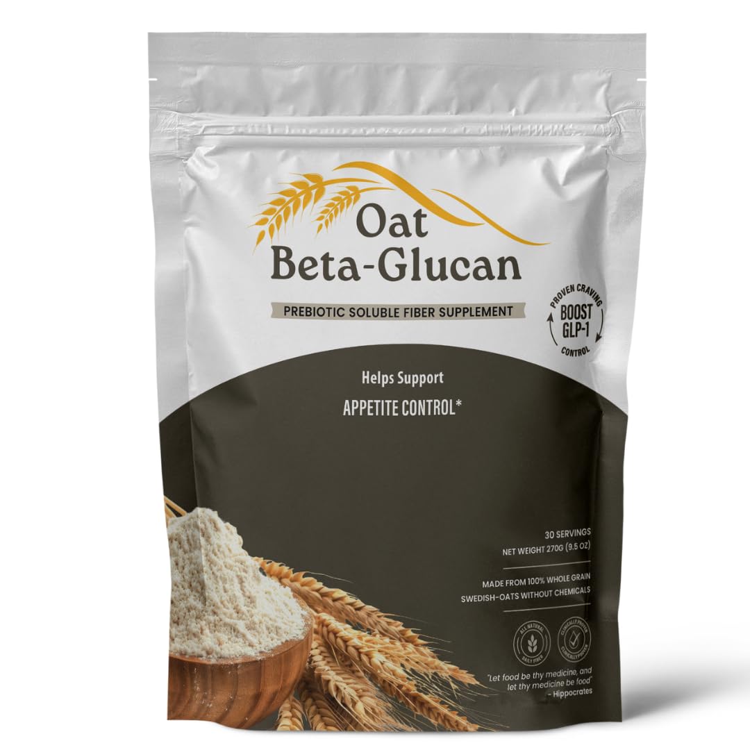 PIUS NATURE Oat Beta Glucan (1,3/1,4) Powder, 9.5 Ounce