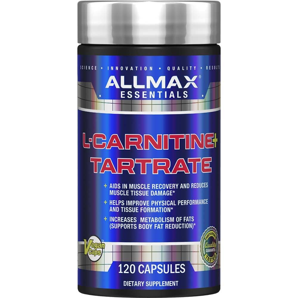 ALLMAX L-Carnitine + Tartrate Capsules, 120 Count