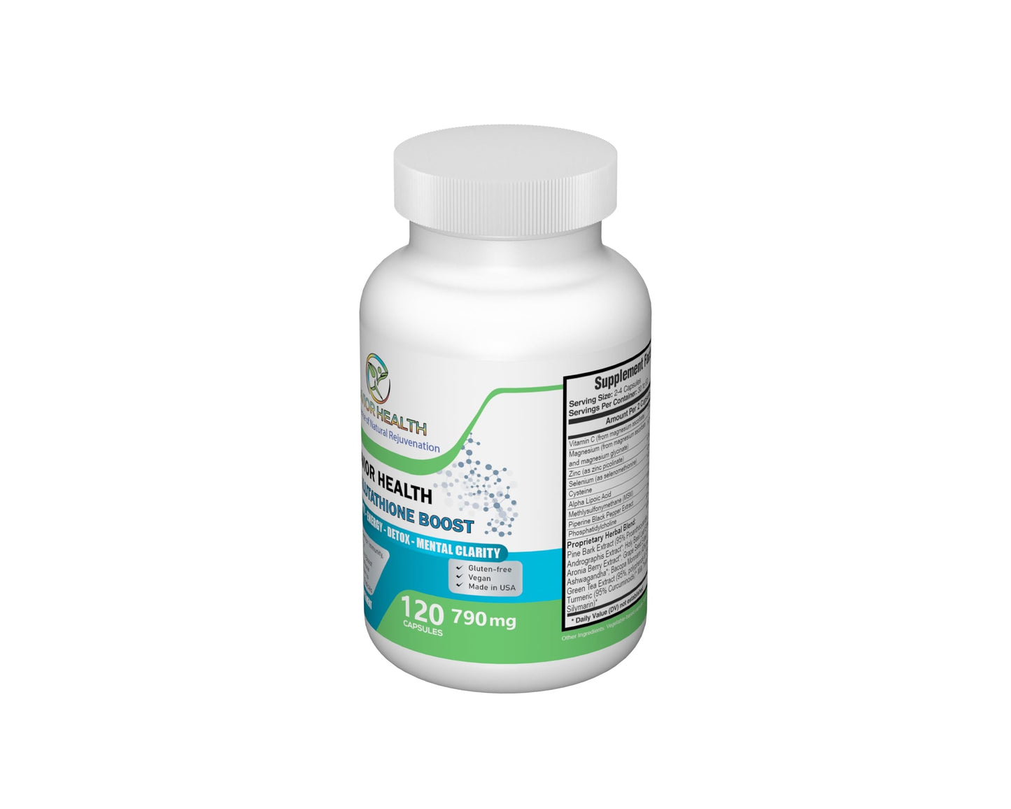 Savior Health Ultra Glutathione Boost Capsule 120 Veggie Capsules