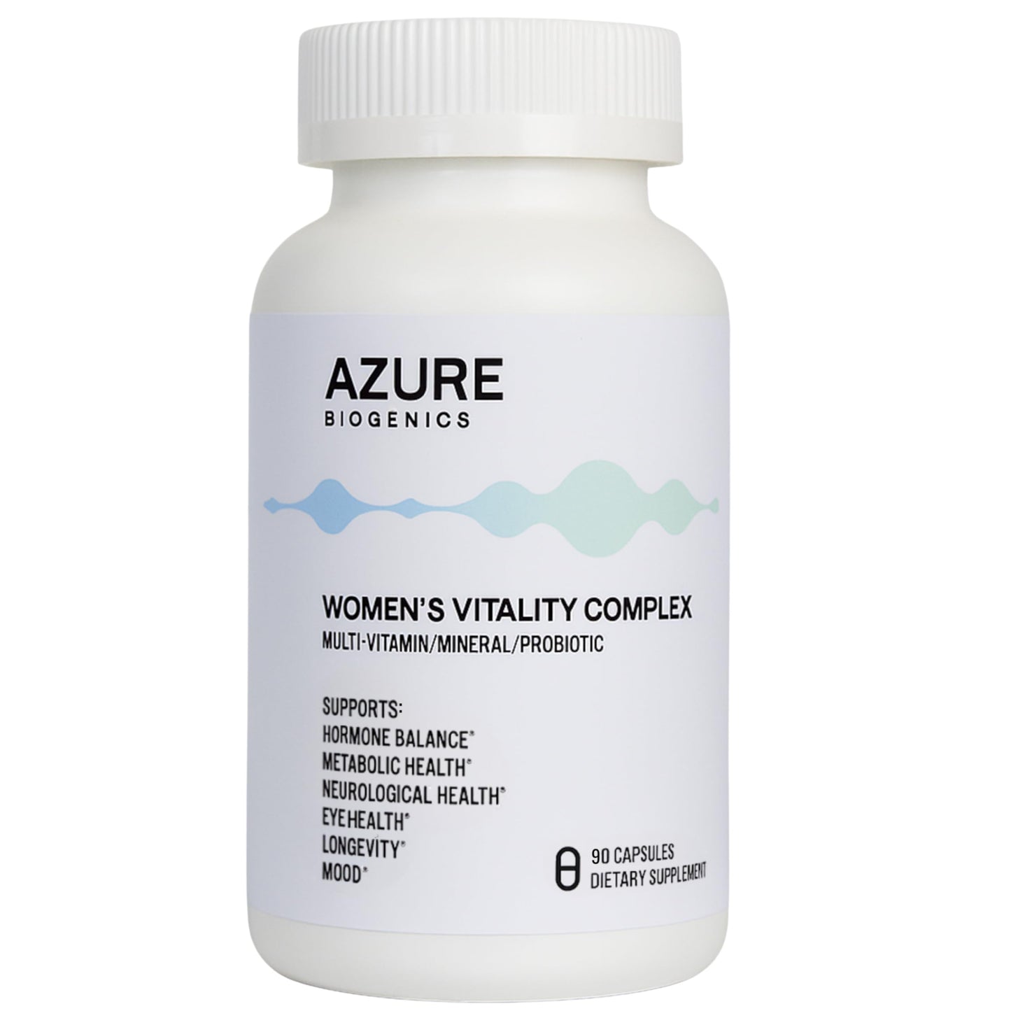 Azure Biogenics All-in-One Multivitamin for Women, Minerals & Probiotics Capsule 90 Count