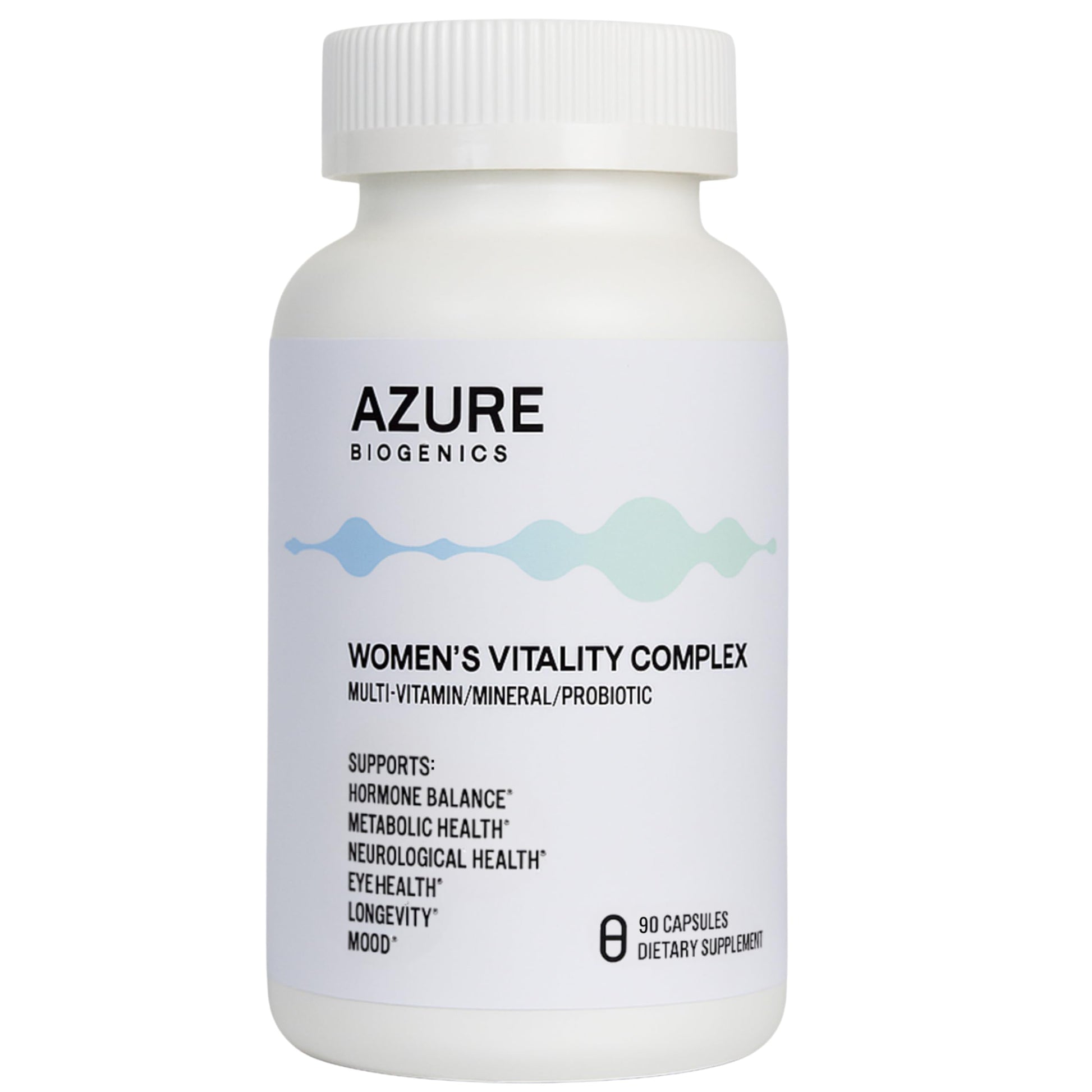Azure Biogenics All-in-One Multivitamin for Women, Minerals & Probiotics Capsule 90 Count