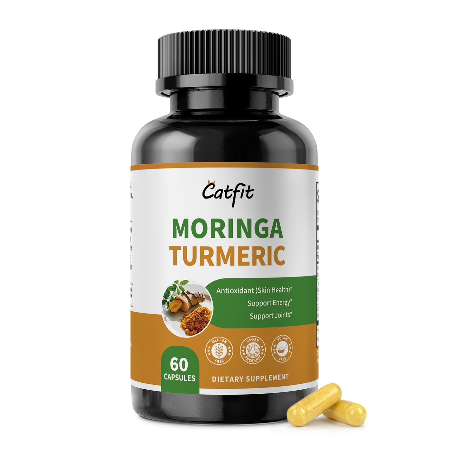 Catfit Moringa 10-in-1 Superfood Supplement Capsule, 60 Count