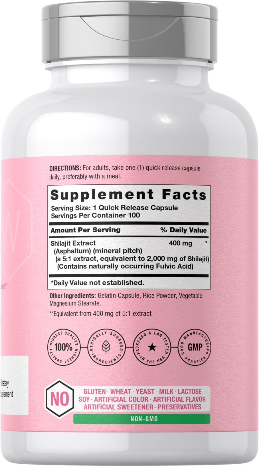 Horbäach Shilajit for Women Capsule, 100 Count