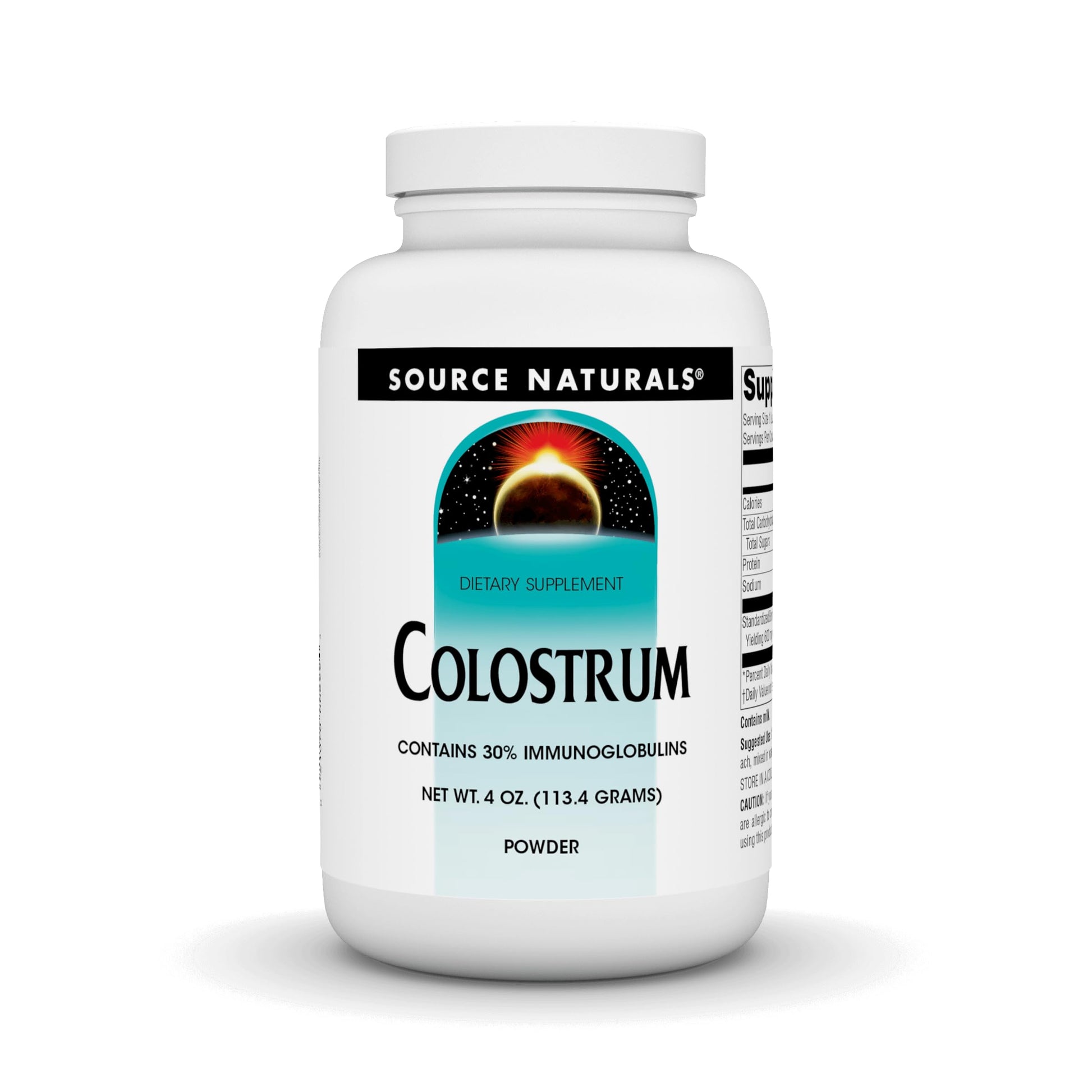 Source Naturals Colostrum Powder, 4 oz, Contains 30 Percent Immunoglobulins