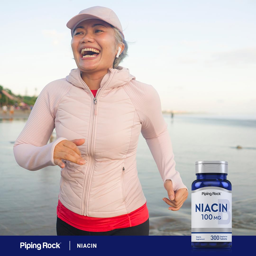 Piping Rock Niacin 100mg Tablet 300 Tablets