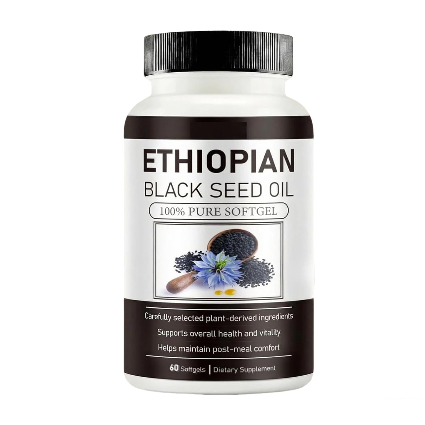 FW ZONE Ethiopian Black Seed Oil Softgels, 60 Count