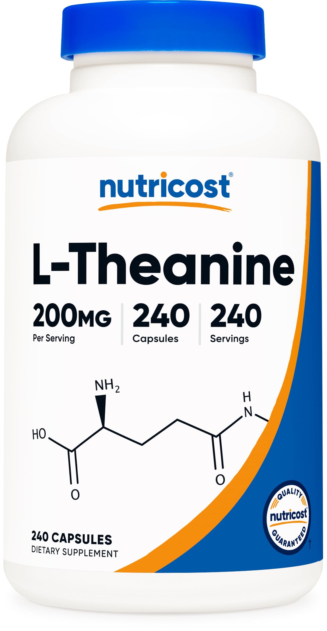 Nutricost L-Theanine 200mg, 240 Capsules
