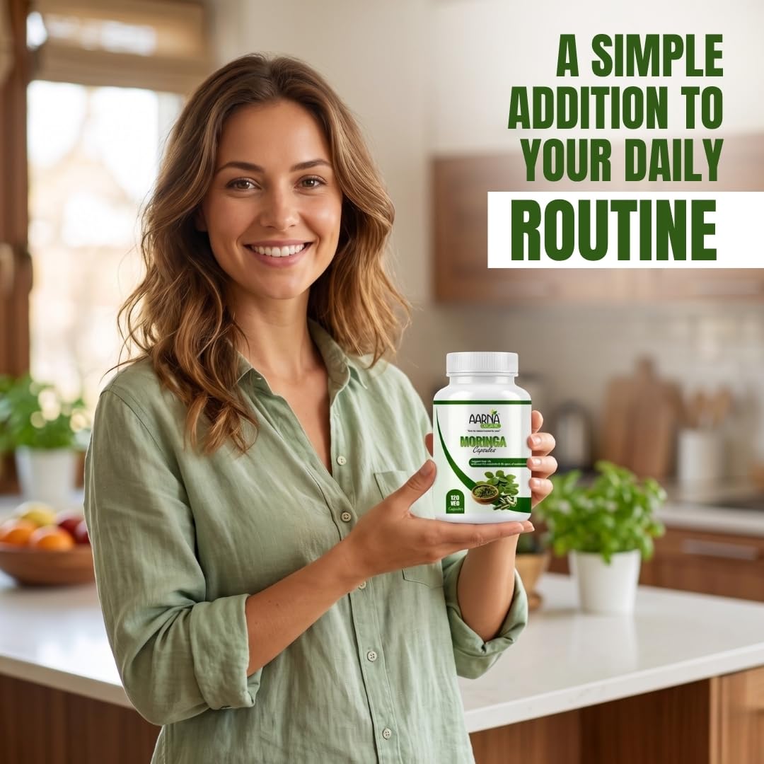 AARNA ORGANIC Moringa Capsules Capsule 120 Count