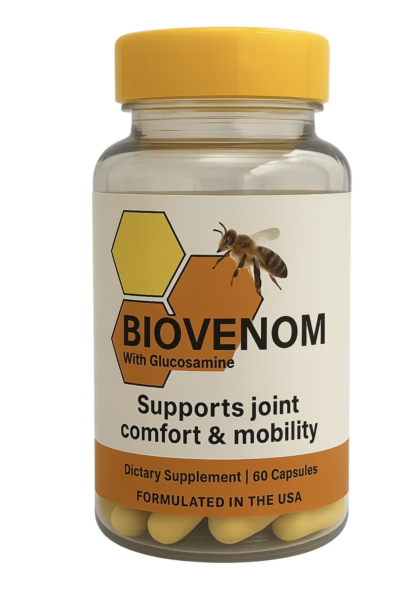 Generic Bee Venom Bio Venom – Apitoxin Natural Extract Supplement Capsule 1 Count