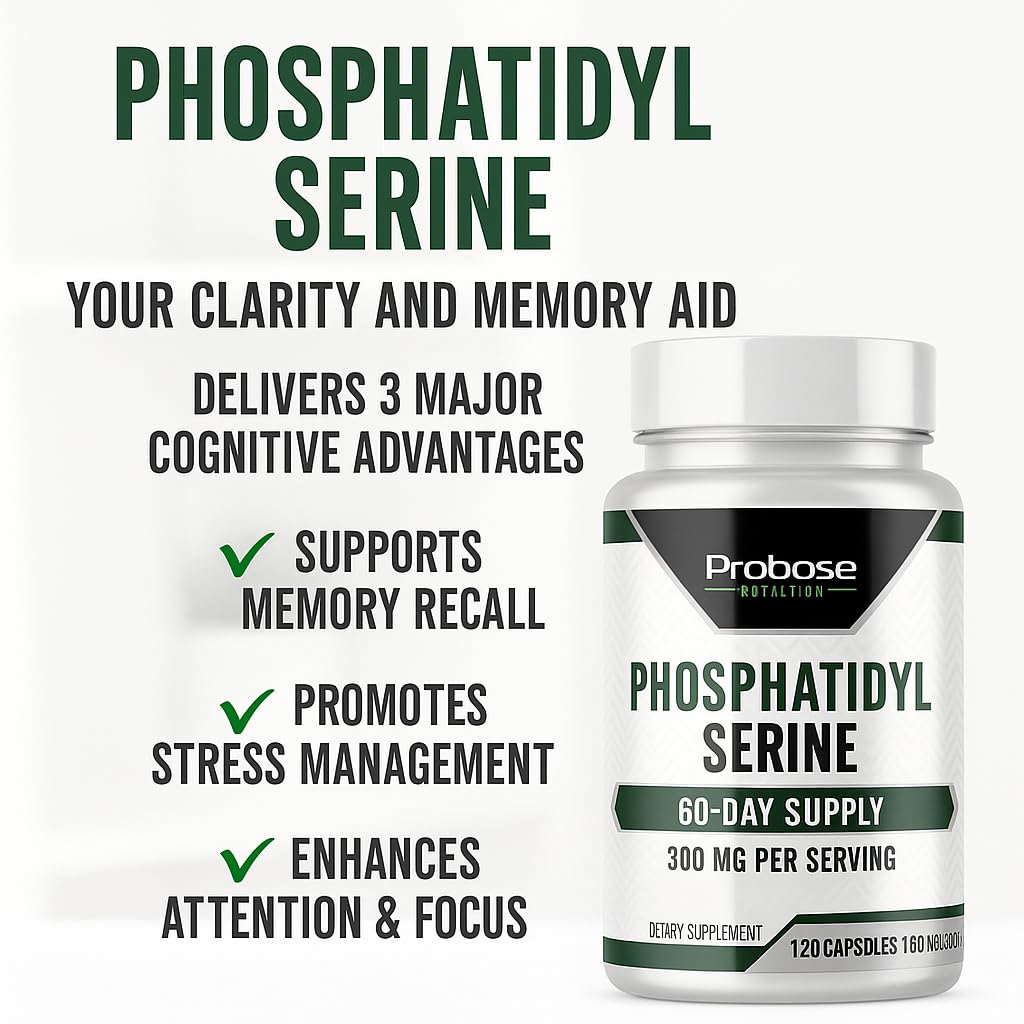 Probase Nutrition Phosphatidylserine 300mg Supplement Capsule 120 Capsules