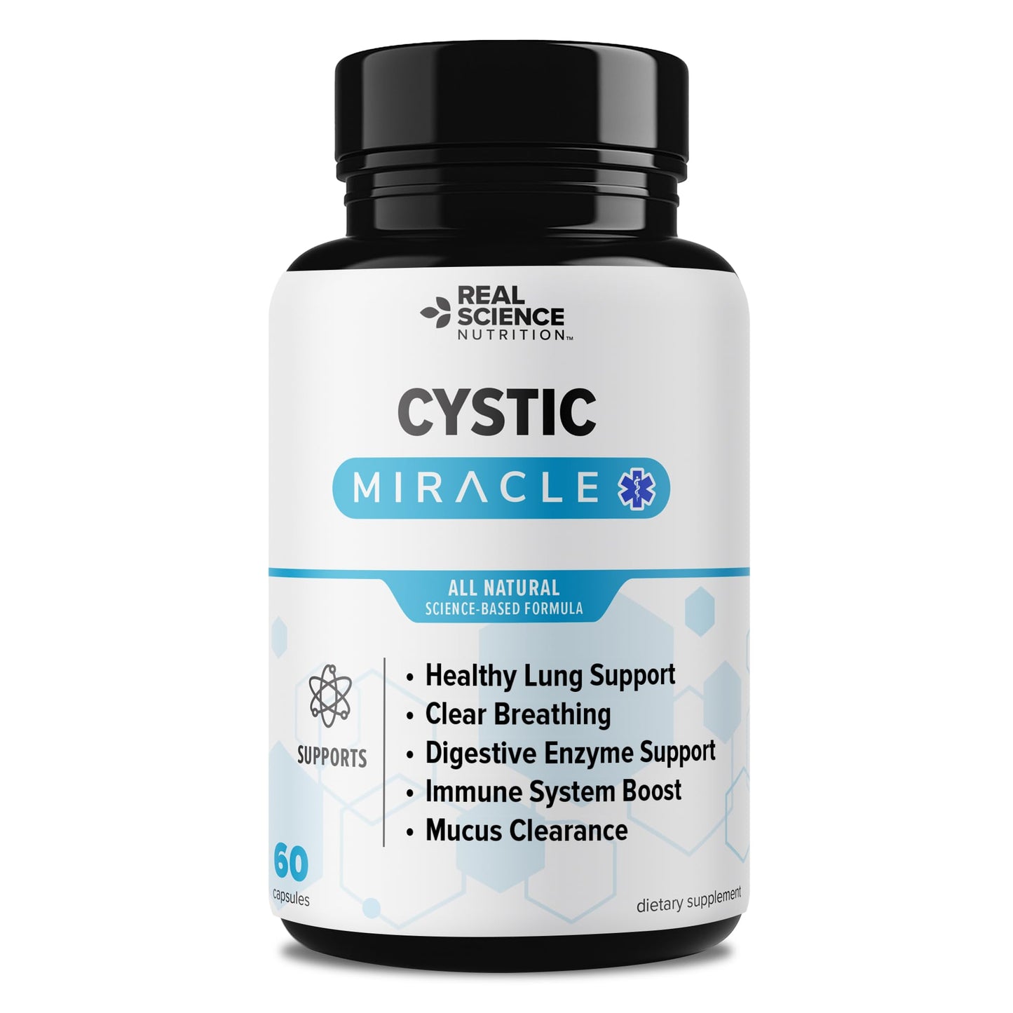 Real Science Nutrition Cystic Miracle Capsule, 60 Count