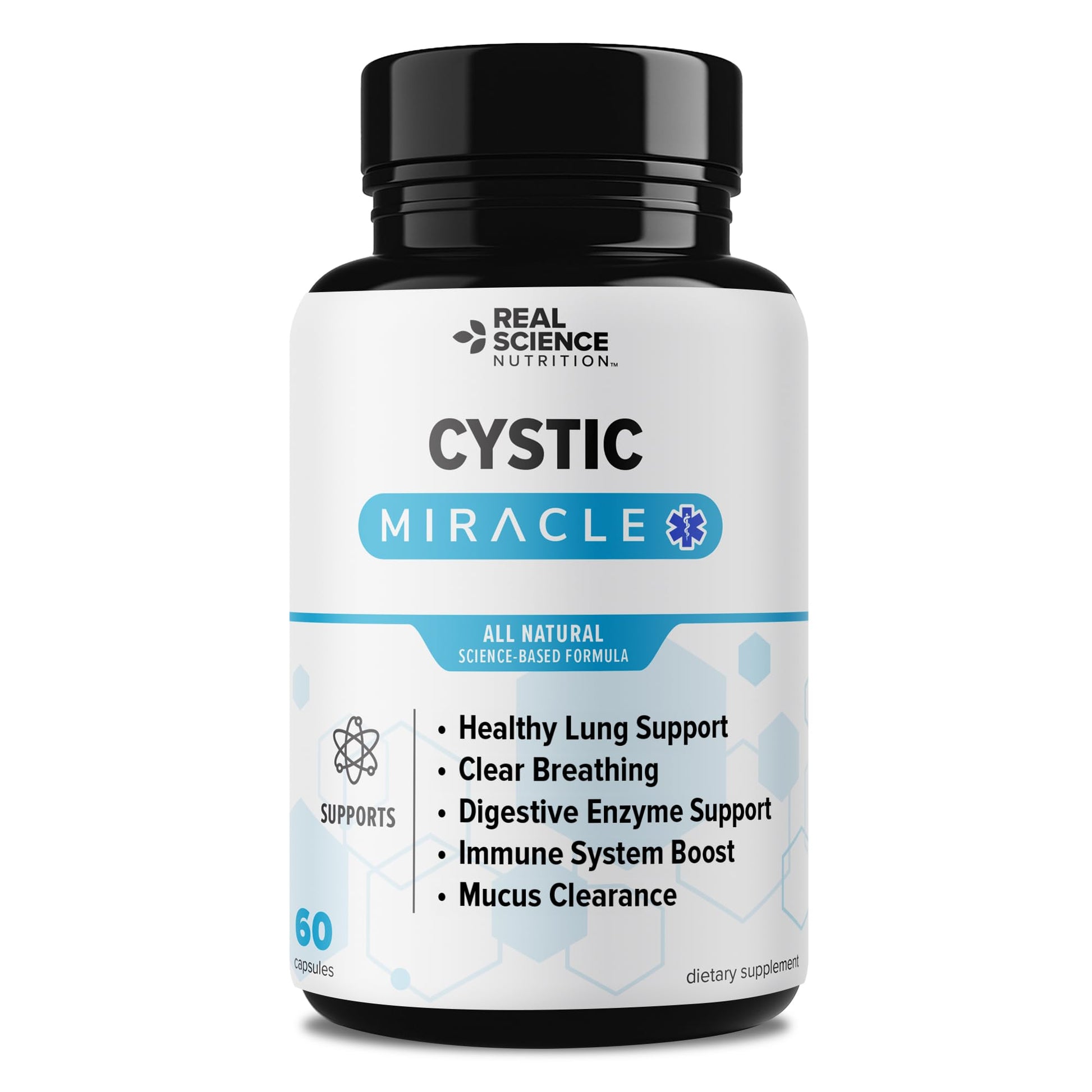 Real Science Nutrition Cystic Miracle Capsule, 60 Count