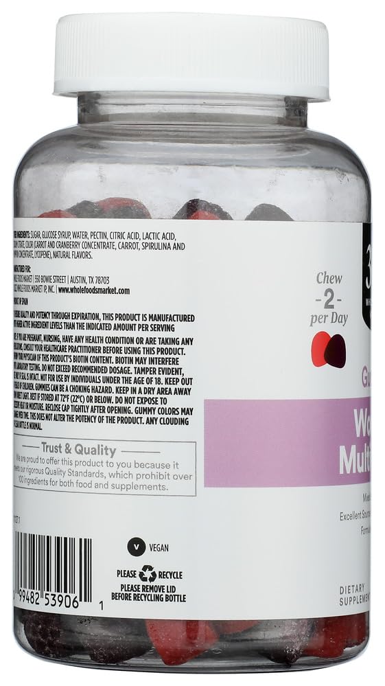365 by Whole Foods Market Women's Multivitamin Gummy 120 Gummies