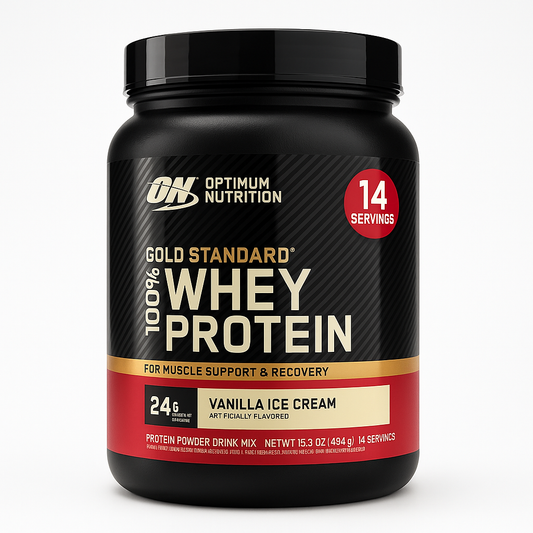 Optimum Nutrition Gold Standard Whey Protein Powder, 1 Pound