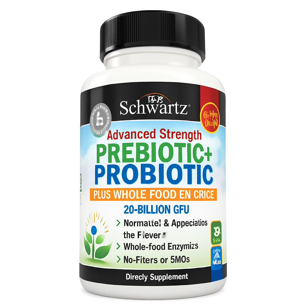 BioSchwartz Advanced Prebiotics & Probiotics Capsule 60 Count